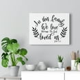 thumbnail image 5 of Scripture Walls John 4:19 Loved Us Bible Verse Canvas Christian Wall Art Ready to Hang Unframed, 5 of 12