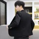 thumbnail image 5 of Trajes y blazers de gran tamaño para hombre, abrigos negros de talla grande, chaquetas de fiesta para hombre, ropa clásica de primavera de alta calidad, estilo coreano, 5 of 5