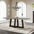 thumbnail image 7 of Elodie Grey Concrete and Dark Grey Oak Rectangle Dining Table, 7 of 7
