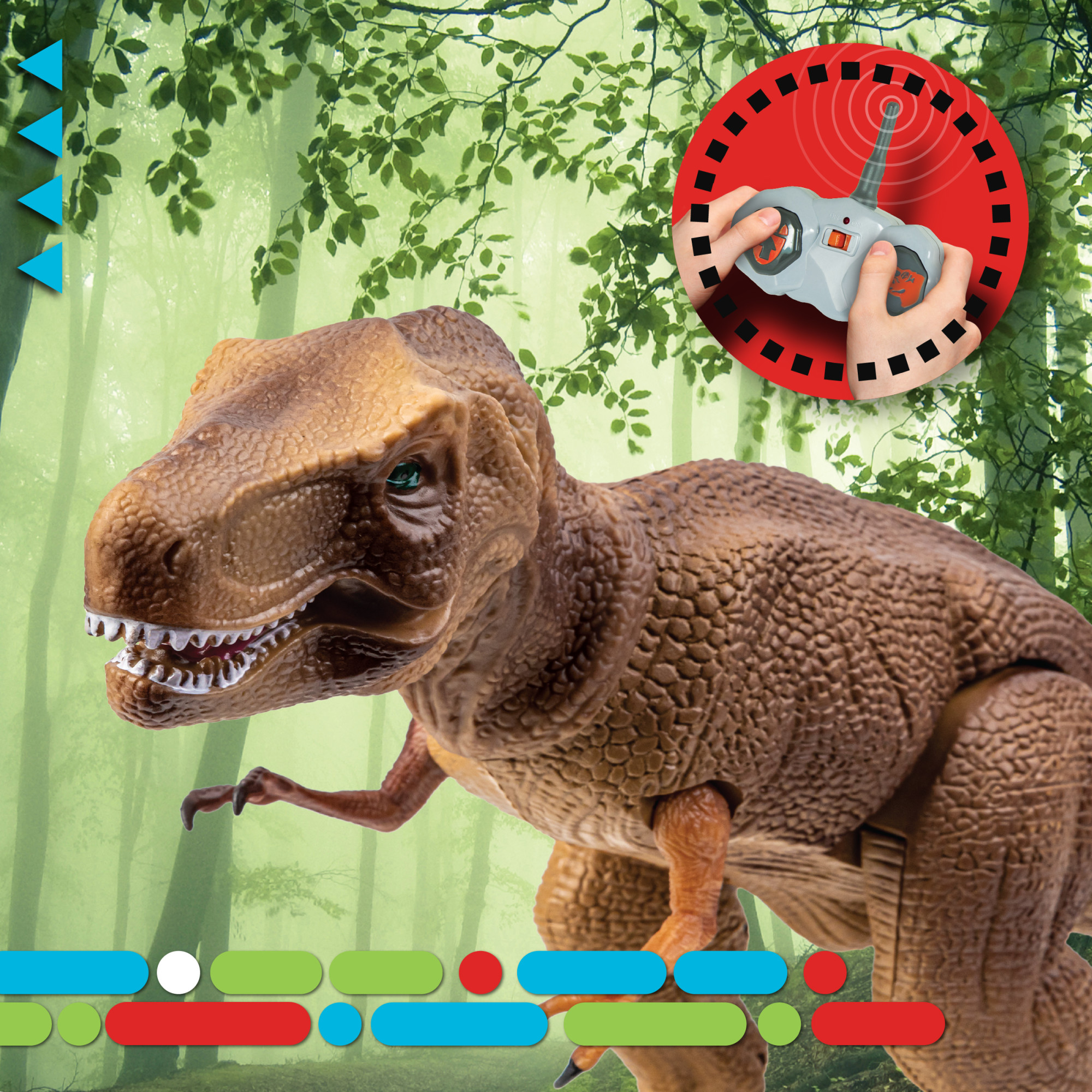 Discovery Kids Robotic RC T-Rex Action Dinosaur, with Wireless Remote Control & Moving Parts, Brown - image 3 of 12