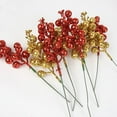thumbnail image 4 of AFQH 12 Pcs Artificial Berry Stems Christmas Red Berries Holly Berry Branches Fake Berry Picks for Floral Arrangements Christmas Tree Holiday Home Xmas DIY Crafts Decor Silver, 4 of 5