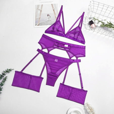 

Honeeladyy Women Perspective Underwear Bra Panties Skirt Lingerie Roleplay Garter Belt Sets sexy lingerie for women