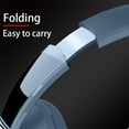 thumbnail image 6 of Wireless On-Ear Headphones, Up to 57H Battery Life and Speed Charge, Lightweight, Comfortable and Foldable Design, Hands-Free Calls with Voice Aware(Blue), 6 of 6