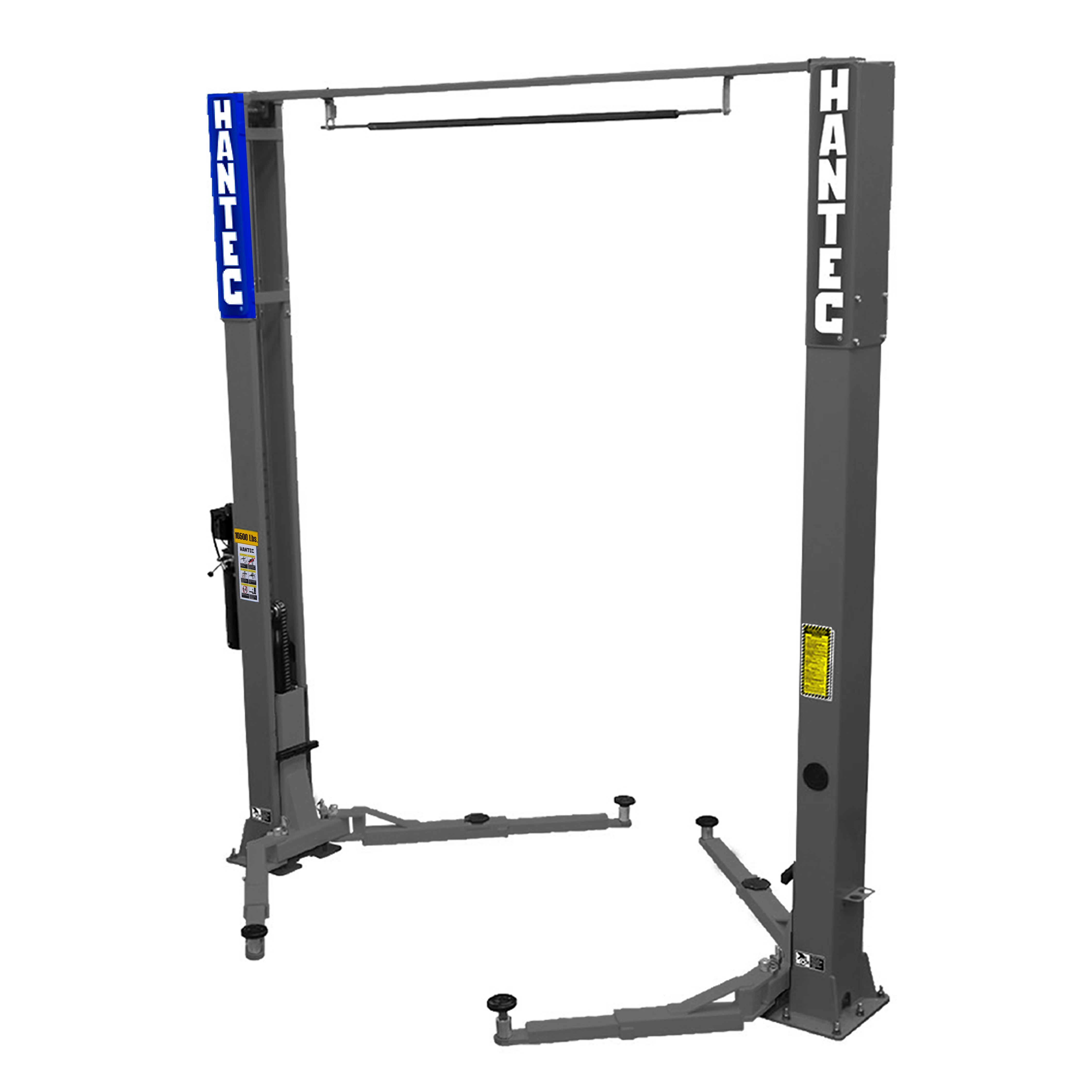 Rampa Hidrulica Automotriz Hantec 2 Postes 10,500 Lbs 110V color Gris ...