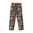 thumbnail image 5 of Xecao Geometry Men's Straight Lounge Pajama Pants: The Ultimate in Comfortable Sleepwear, 5 of 9