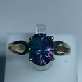 thumbnail image 3 of Mystic Topaz Concave 9x7 Oval 2ct 14kt Yellow Gold Ring, 3 of 7