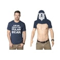 thumbnail image 5 of Ask Me About My Polar Bear T Shirt Funny Zoo Animal Flip Up Tee Graphic Tees, 5 of 9