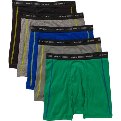 Hanes Men's FreshIQ Sport Inspired Short Leg Boxer Brief 5Pack