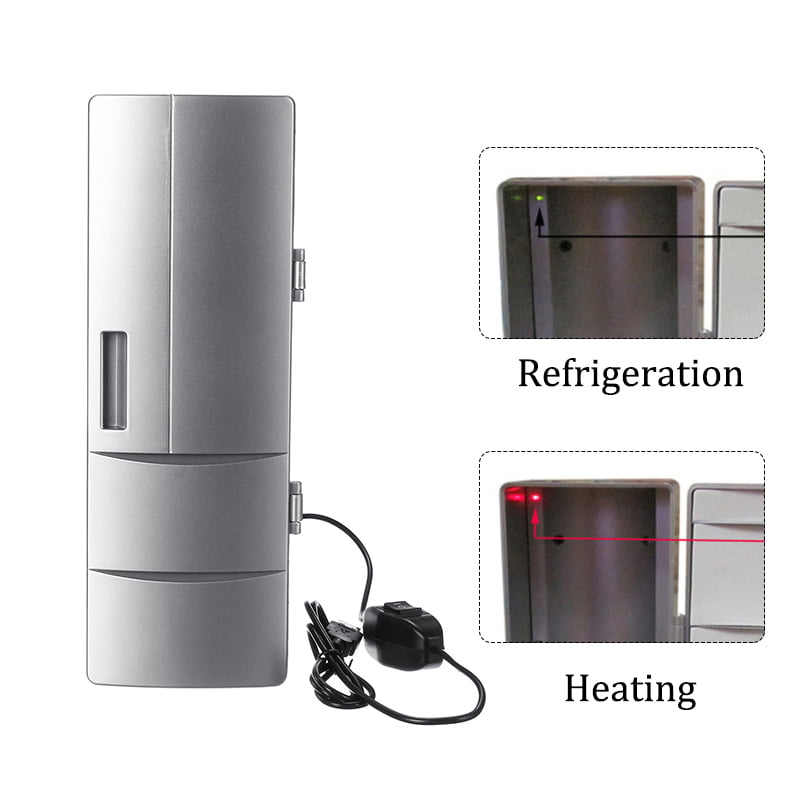 Portable Small USB Car Fridge Freezer Refrigerator Drink Beer Cooler Warmer
