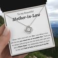 thumbnail image 5 of To my Beautiful Mother-in-Law - Warm Heart Free-Shipping - Love Knot Necklace - Message Card & Gift Box, 5 of 5