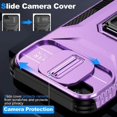 thumbnail image 4 of Funda para GANGXUN iPhone 6 - Soporte metálico, Función magnética, Morado, 4 of 6