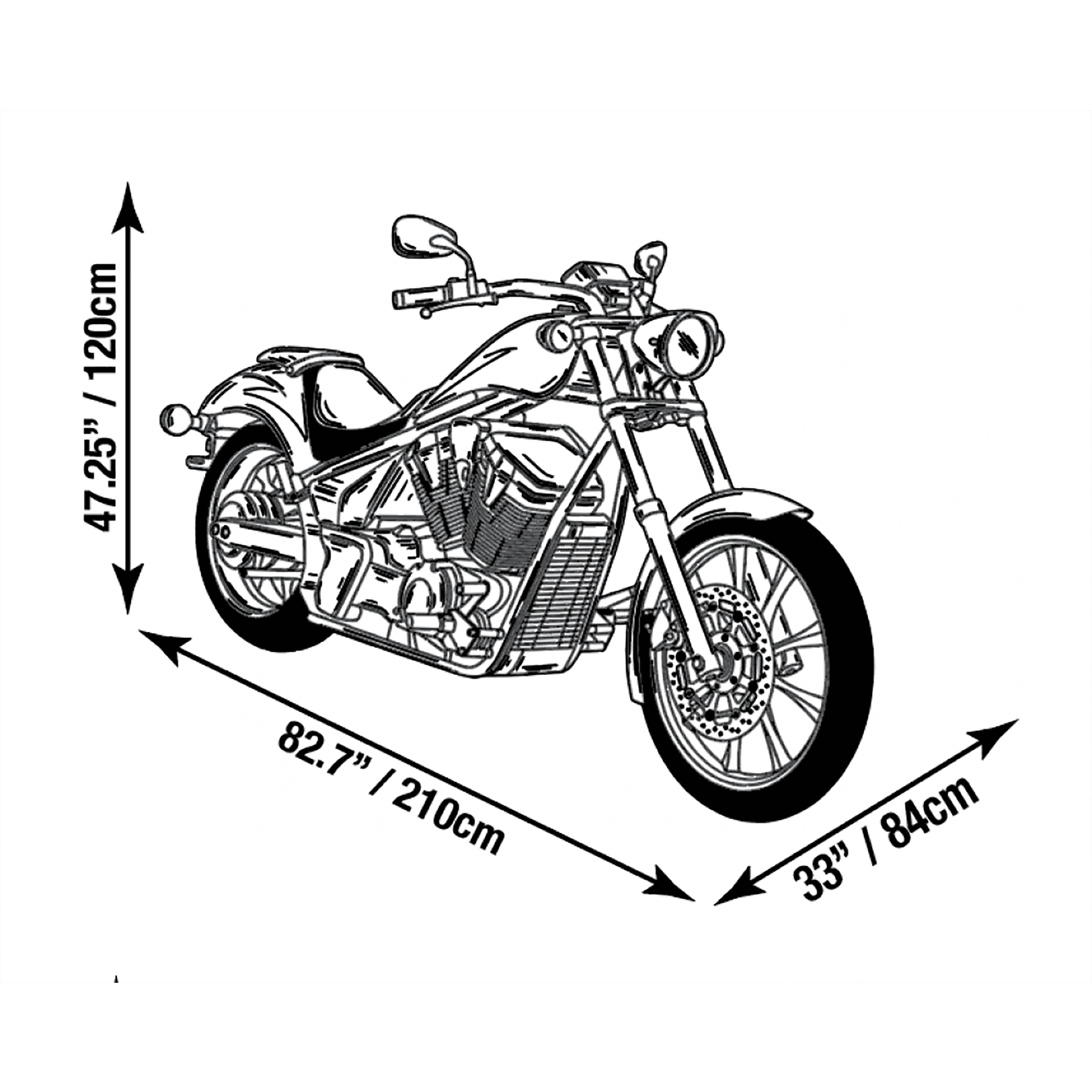 Raider DT Series Trailerable Motorcycle Cover Premium Weather-Proof Fabric, Multiple Sizes
