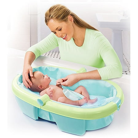 Summer Infant - Newborn-to-Toddler Portable Folding Bath Tub Bathtub Infant Bathtub Infant Summer Infant - Newborn-to-Toddler Portable Folding Bath Tub