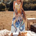 thumbnail image 2 of Octopus in The Mysterious Ocean Sleeveless Dress for Women Clothing Female Women's Summer Skirt, 2 of 7