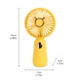 thumbnail image 2 of Slim Portable Fan, Thin Handheld Fan, USB Rechargeable Mini Personal Battery Powered Small Foldable Pocket for Travel, Summer, Gifts for Women(Pink), 2 of 8