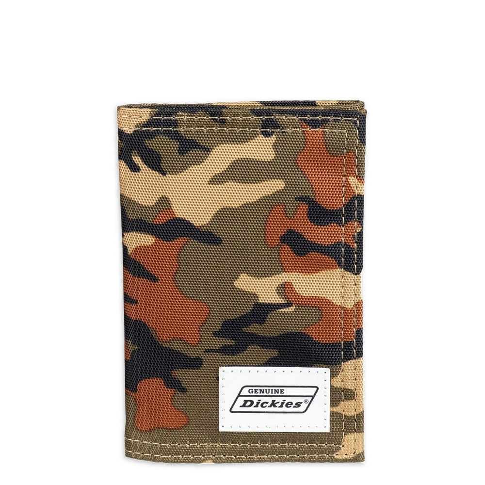 Dickies Genuine Dickies Men's RFID Fabric Trifold Wallet Walmart