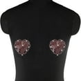 thumbnail image 3 of Huhudde Reusable Nipple Pasties Adhesive Nipple Covers Pasties Shining Chest Stickers Covers Pads with Tassels Nipple Petals, 3 of 21