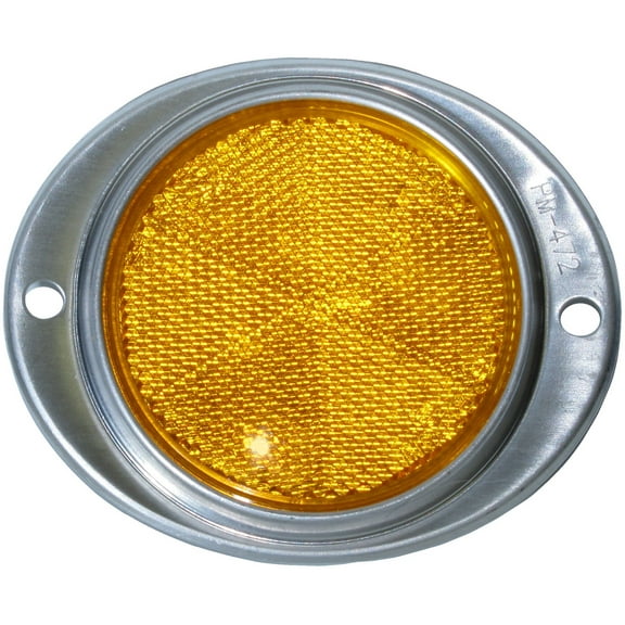 Peterson Manufacturing Amber 3" Diameter Peterson V472A Oval Reflector