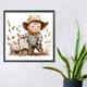 thumbnail image 5 of Pintura de diamante 5D DIY Taladro redondo completo Cowboy Kid Kit Decoración para el hogar Arte Artesanía Hugtrwg Para estrenar, 5 of 9