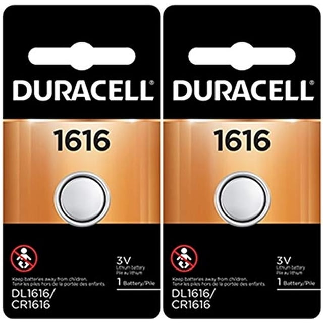 Duracell 1616 DL1616 CR1616 DL1616B2PK Bateria para reloj de Duracell Duracell