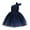 a-Dark Blue337145, variant on VNKIDY Girls Dress Kids Elegant Sleeveless Dresses Glitter Detail Asymmetrical Bow Puffy Skirt For Formal Events Festive Celebrations Leisure Dress