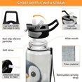 thumbnail image 4 of Sports Water Bottle 1000ML Tritan Food Grade Clear Water Bottle Fitness Outdoor Sports Bike Super Cute Cartoon Penguins, 4 of 7