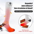 thumbnail image 5 of SNOW DEER 2024 Upgraded Rechargeable Electric Heated Socks,7.4V 2200mAh Battery Powered Cold Weather Heat Socks for Men Women,Outdoor Riding Camping Hiking Motorcycle Skiing Warm Winter Socks, 5 of 10