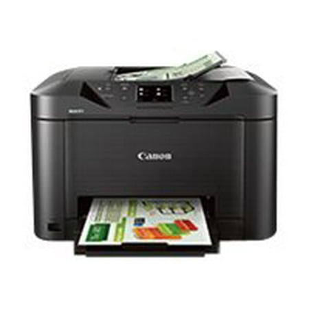 Canon MAXIFY MB5020 - Multifunction printer - color - ink-jet - A4 (8.25 in x 11.7 in), Legal (8.5 in x 14 in) (original) - Legal (media) - up to 23 ipm (printing) - 250 sheets - 33.6 Kbps - USB 2.0, LAN, Wi-Fi(n), USB host with Canon