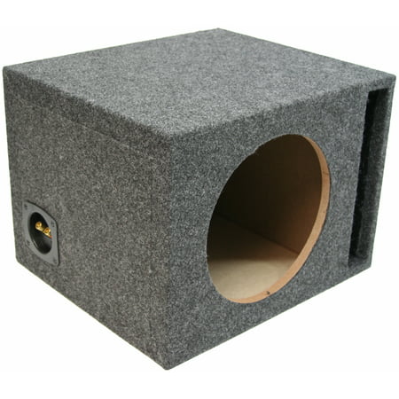 Single 12-Inch Ported Subwoofer Box Car Audio Stereo Bass Speaker Sub (Best Speaker Box For Bass)