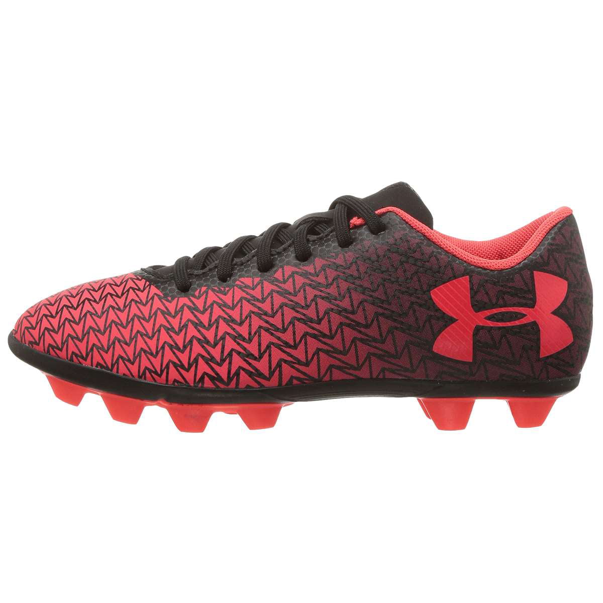 Under Armour FLASH FG moulded junior football boots bright green 