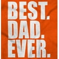 thumbnail image 2 of Cool Father's Day Best Dad Ever Men's Graphic T Shirt Tees Brisco Brands S, 2 of 6