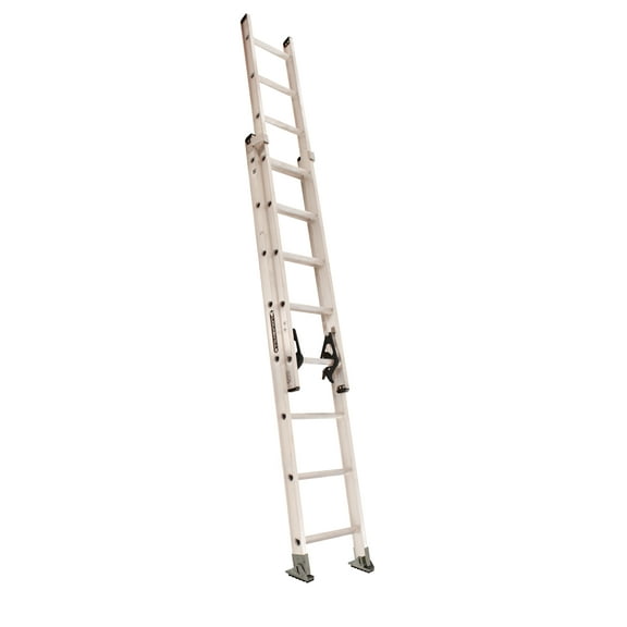 Louisville Ladder 16' Aluminum Extension Ladder, 15' Reach, 300 lbs Load Capacity, AE2216