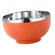 thumbnail image 3 of Tazón de ramen Tazón para hornear ensalada Tazón de cereales de acero inoxidable Tazón ligero para mezclar Naranja, 3 of 9