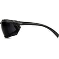 thumbnail image 4 of pyramex safety sb9323stm proximity safety glasses black frames dark gray h2max anti-fog lens, 4 of 6