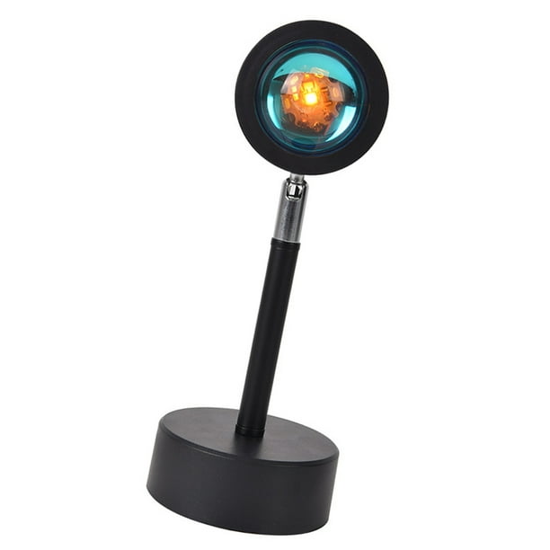 Inteprter Luz LED ambiental arcoíris arte puesta de sol proyección decoración creativa lámpara de ambiente lámpara de fondo de pared, 120 cm de Iluminación y accesorios No.02 Inteprter HA003685-02B