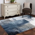 thumbnail image 3 of Blue Runner Rug 2.7x5 FT, Non Slip Entryway Carpet, Retro Oil Painted Modern Abstract Art Washable Soft Floor Carpet Entrance Mat Non-Shedding Throw Rug for Hallway Laundry Room Bedside, 3 of 9