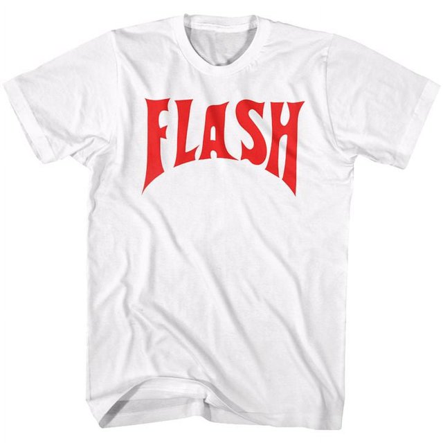 Flash Gordon T-Shirt Blanc pour Adulte à devant Éclair Seulement 6TG