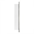 thumbnail image 2 of 17.5'' x 29'' Brushed nickel Recessed and Surface Mount Bathroom Medicine Cabinet with Mirror Square Cornered Metal Framed Rounded Rectangle Medicine Cabinet Mirror, 2 of 8