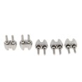 thumbnail image 1 of koolsoo 5 Pieces Stainless Saddle Clamps Cable for Wire Rope 2mm, 1 of 9