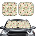 thumbnail image 2 of Vsdgher Ladybug And Wild Flowers Print Car Windshield Sun Shade, Reflective Sunshade Window Sunshade Sun Visor Protector Fit for Cars,Trucks,SUVs-Medium, 2 of 6