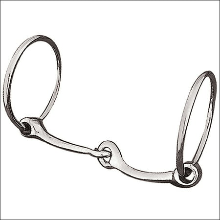 WEAVER LEATHER HORSE DRAFT BIT 7 INCH SNAFFLE