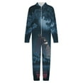 thumbnail image 4 of Totoro One Piece Pajama Hooded Union Suit PJs Sleepwear, 4 of 7