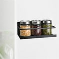 thumbnail image 4 of 3-Tier Refrigerator Storage Rack, Metal Spice Organizer for Kitchen, Space-Saving Shelf for Door, Fridge & Washer, Compact Holder for Jars, Bottles & Seasonings, Durable Home Organization, 4 of 5