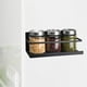thumbnail image 3 of Organizador de nevera de acero para pared, negro, 3 of 5