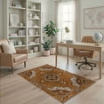 thumbnail image 2 of ODIKA Flannel Cow Print Theme Irregular Motif Covering Fuzzy Artificial Stain Resistant Low Profile for Dorm Room, Small Living Apartment, 2 of 7