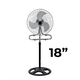 thumbnail image 4 of Ventilador de 18" pedestal, piso pared con 3 velocidades, 4 of 8