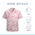 thumbnail image 7 of High Quality Hawaiian Shirts for Men Short Sleeve Aloha Beach Shirt Floral Summer Casual Button Down Shirts Blouses 7OVB2I, 7 of 7