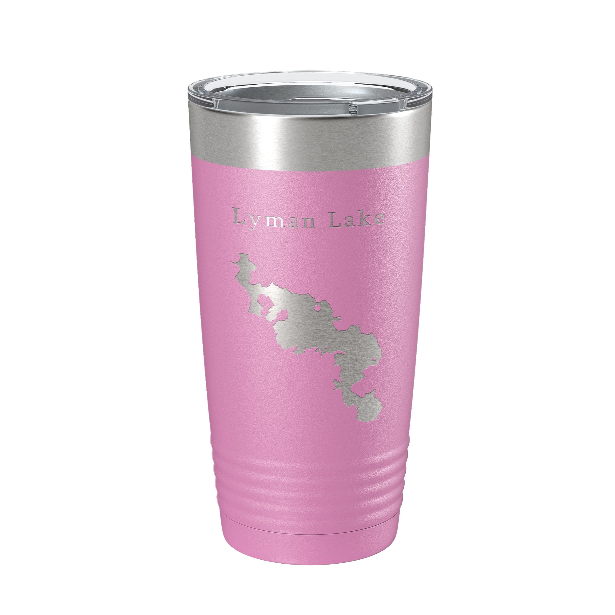 Lyman Lake Map Tumbler Travel Mug Insulated Laser Engraved Coffee Cup
