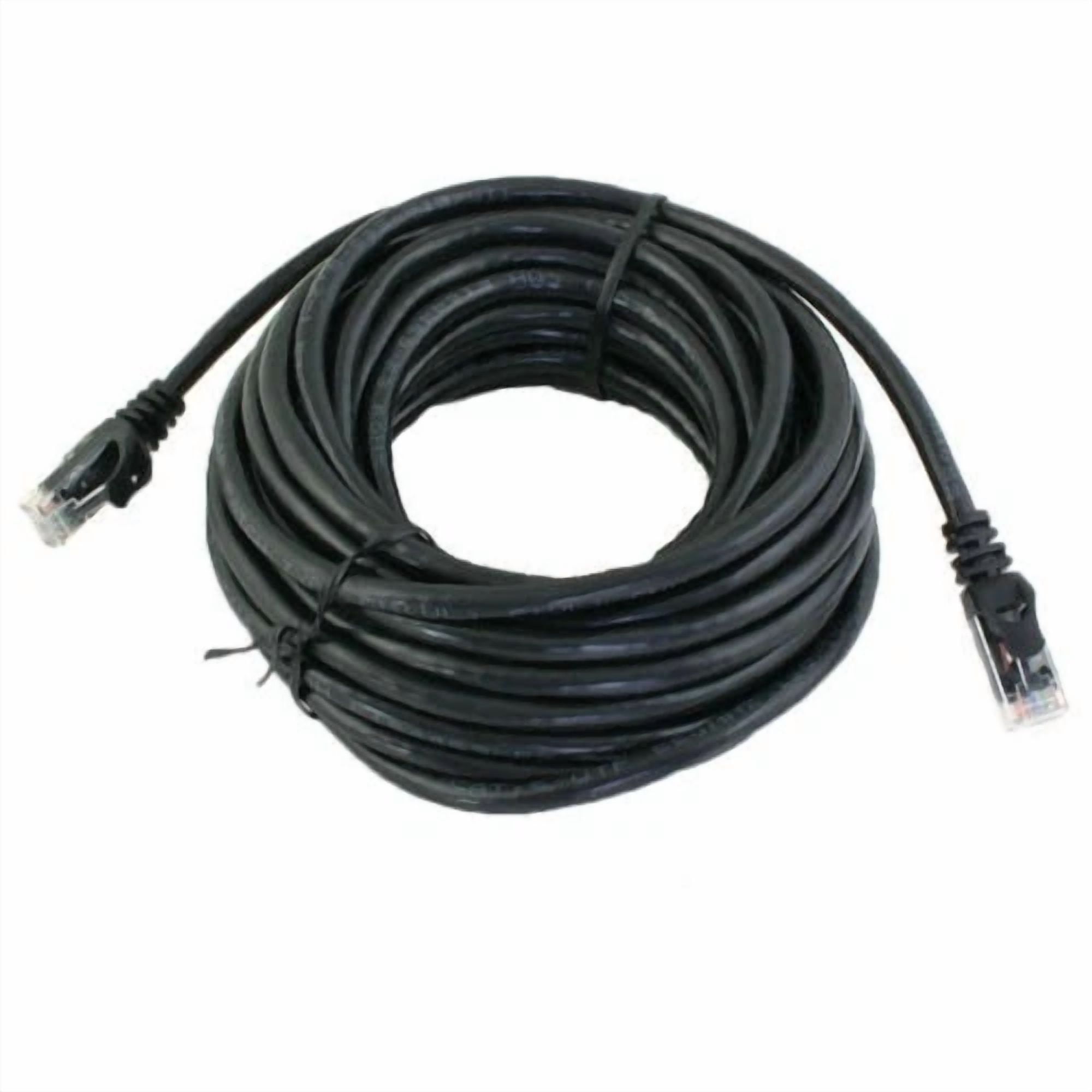 BUTTERFLY- Cat6 100 Ft Rj45 Ethernet Lan Network Cable Patch Cord For Pc Xbox Router Black