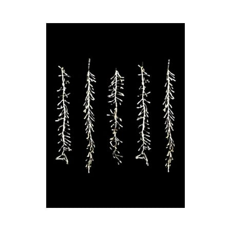 Queens of Christmas SNO-STPW-64L Snowfall Blizzard Strings Set of 5 64-LED 05m strings harness Wire power sup